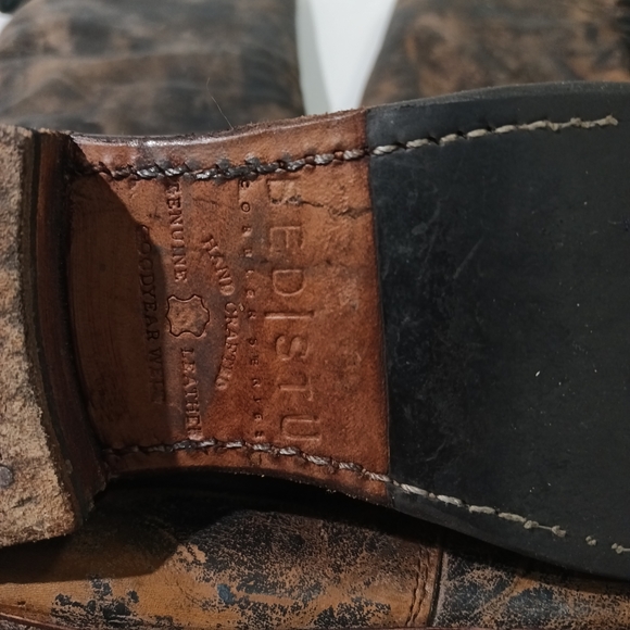 Bed Stu Manchester In TAUPE RUSTIC MASON Riding Boot - Picture 5 of 7